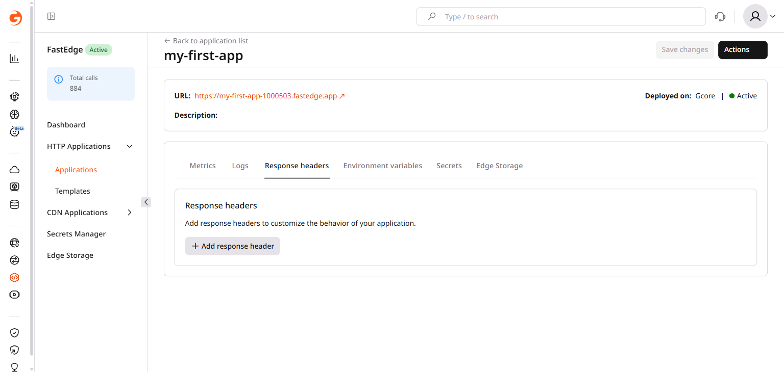 Response headers tab with an Access-Control-Allow-Origin header set to https://example.com